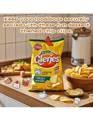 Set de 9 Clips Selladores de Comida BieFuDan - Diversión y Frescura