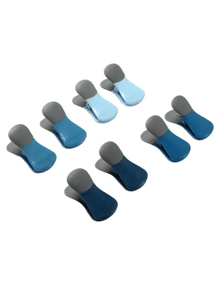 Pinzas para Alimentos Dura Living - 8 Piezas Multicolor con Imán Pinzas para Alimentos Dura Living - 8 Piezas Multicolor con Imán