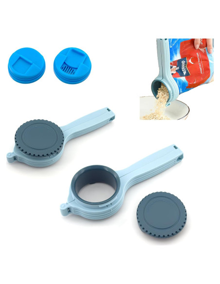 Clips para Bolsas de Comida Artigree + Tapas para Latas Clips para Bolsas de Comida Artigree + Tapas para Latas