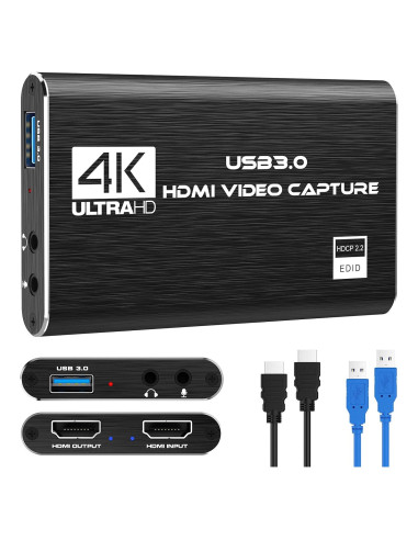 Tarjeta de Captura HDMI 4K Rybozen V316B-FR 1080P 60FPS