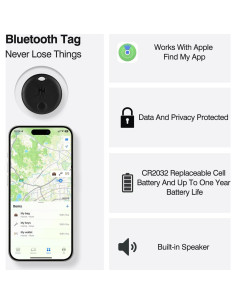 HH-Tech Smart Tag 2 Pack para iOS - Localizador Bluetooth 2