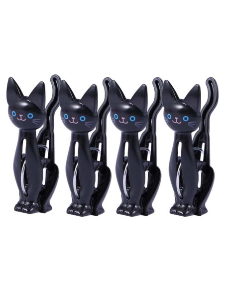 Clips para Bolsas de Gato BESPORTBLE - 4 Piezas de Plástico Clips para Bolsas de Gato BESPORTBLE - 4 Piezas de Plástico