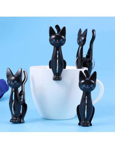 Clips para Bolsas de Gato BESPORTBLE - 4 Piezas de Plástico