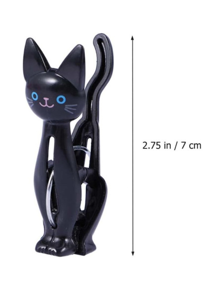 Clips para Bolsas de Gato BESPORTBLE - 4 Piezas de Plástico Clips para Bolsas de Gato BESPORTBLE - 4 Piezas de Plástico