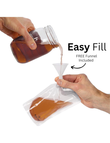 Botellas de Agua Plegables Ecológicas Cruise Flask 3x16oz Botellas de Agua Plegables Ecológicas Cruise Flask 3x16oz