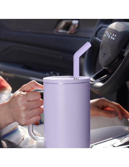 Juego de 6 Pajitas de Silicona y Acero Inoxidable Tomorotec 30.48 cm Juego de 6 Pajitas de Silicona y Acero Inoxidable Tomorotec 30.48 cm