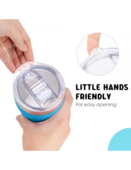 Vasos para Niños Mollcity 2 Paquete 266ml Acero Inoxidable Vasos para Niños Mollcity 2 Paquete 266ml Acero Inoxidable