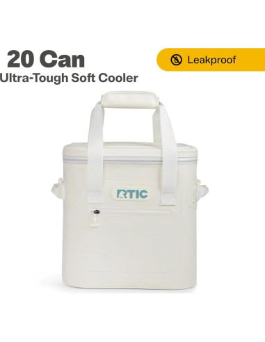Cooler Blando RTIC 20 Latas Aislado Flotante 25.4L Marfil