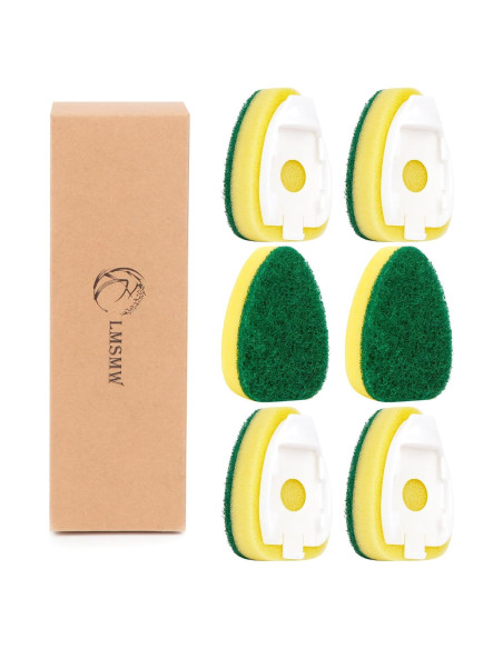 Recargas de Esponja Sin Rayones LMSMW - 6 Cabezas de Reemplazo Recargas de Esponja Sin Rayones LMSMW - 6 Cabezas de Reemplazo