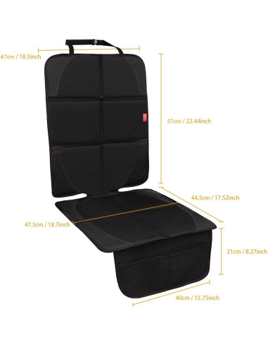 Protector de Asiento de Coche MORROLS 2 Pcs Impermeable XL