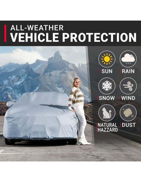 Funda para Coche iCarCover 18 Capas Impermeable 4.4m Funda para Coche iCarCover 18 Capas Impermeable 4.4m