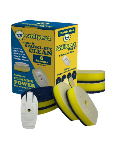 Repuestos de Esponja Sin Plástico Smilyeez para OXO Good Grip - 6 Unidades