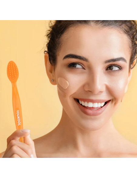 Cepillo Facial de Silicona YOUKOOL Premium - 2 Piezas Naranja Cepillo Facial de Silicona YOUKOOL Premium - 2 Piezas Naranja