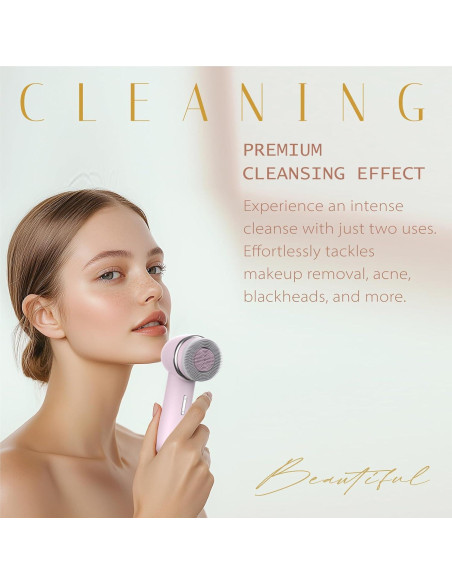 Cepillo Facial Eléctrico Eliteshine FCD4 Rosa Recargable Cepillo Facial Eléctrico Eliteshine FCD4 Rosa Recargable