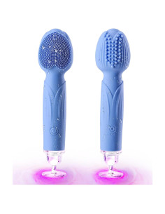 Cepillo Facial Eléctrico TOPQIAO de Silicona Impermeable 16.8cm