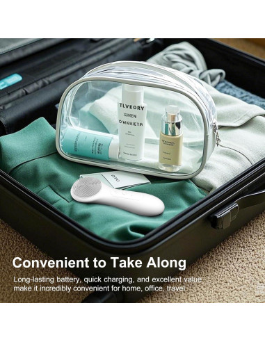 Cepillo Facial Limpiador OWLMATE Exfoliante Eléctrico IPX7