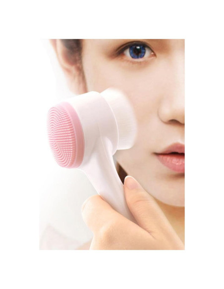 Cepillo Facial de Limpieza AKOAK 2-en-1 Rosa 13x5.7 cm Cepillo Facial de Limpieza AKOAK 2-en-1 Rosa 13x5.7 cm