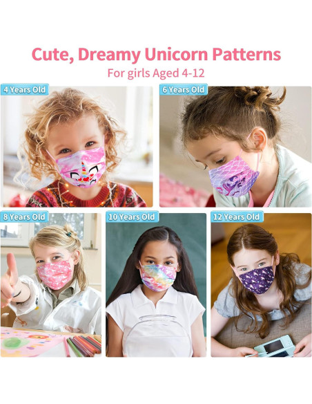 Mascarillas Desechables para Niños NEWLA - 50 Unidades Unicornio Mascarillas Desechables para Niños NEWLA - 50 Unidades Unicornio
