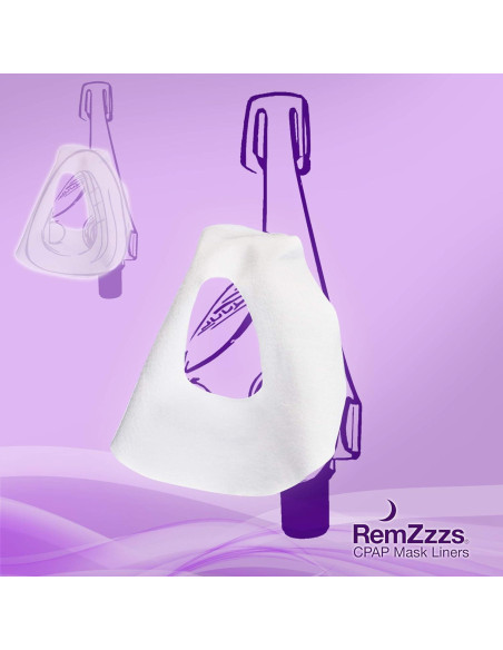 Forros de máscara CPAP RemZzzs para cara completa - 30 unidades Forros de máscara CPAP RemZzzs para cara completa - 30 unidades