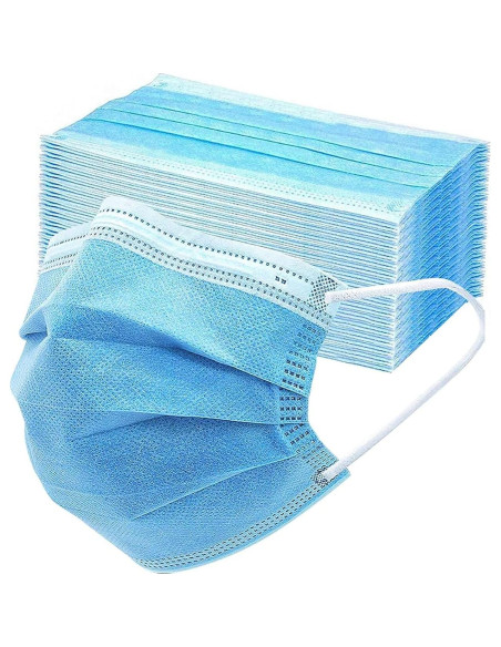 Mascarillas Desechables Jointown Nivel 2 ASTM 50 Unidades Azul Mascarillas Desechables Jointown Nivel 2 ASTM 50 Unidades Azul