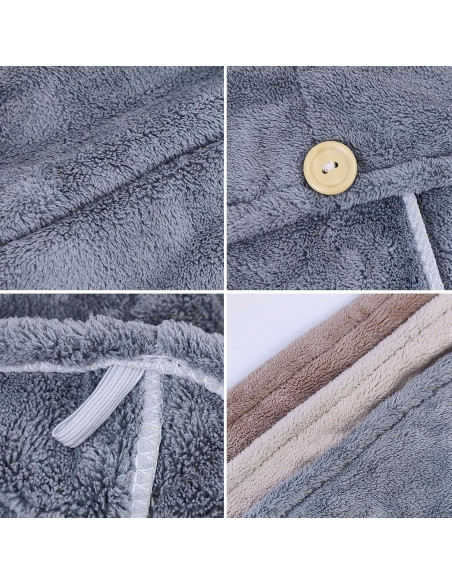 Paquete de 3 Toallas de Pelo HFZRZFH Súper Absorbentes 63x23 cm Paquete de 3 Toallas de Pelo HFZRZFH Súper Absorbentes 63x23 cm