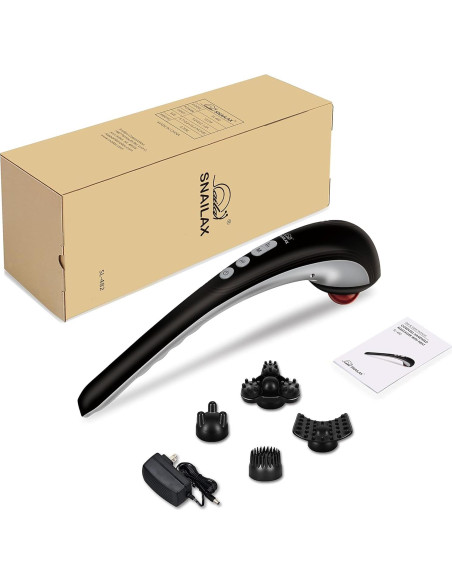 Masajeador de Espalda Snailax 482 Portátil Recargable con Calor Masajeador de Espalda Snailax 482 Portátil Recargable con Calor