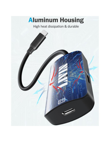 Adaptador USB C LIVIN 4K 60Hz para Gafas Inteligentes Adaptador USB C LIVIN 4K 60Hz para Gafas Inteligentes