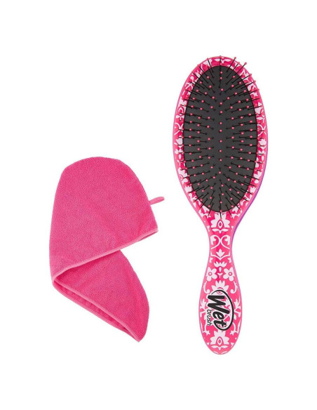 Kit Cepillo Desenredante Wet Brush + Toalla Secado Rápido Rosa Kit Cepillo Desenredante Wet Brush + Toalla Secado Rápido Rosa