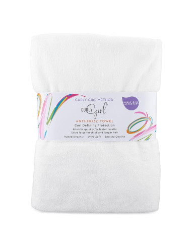 Toalla de Microfibra Curly Girl Extra Grande Anti Frizz 111x66cm