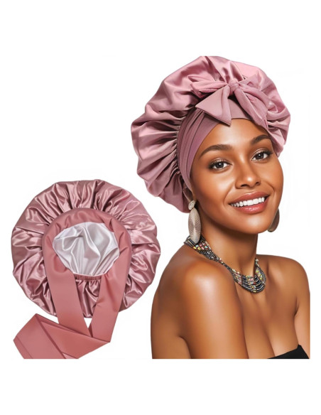 Gorro de Ducha Reutilizable DLSZKJ Doble Capa Satén 21x13cm Gorro de Ducha Reutilizable DLSZKJ Doble Capa Satén 21x13cm