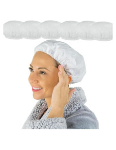 Gorras de Champú Desechables Vive - 6 Piezas Sin Agua