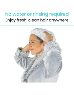 Gorras de Champú Desechables Vive - 6 Piezas Sin Agua 2