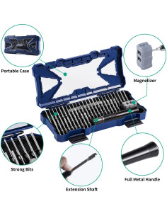 Juego de Destornilladores NANCH H1B 55 en 1 Ergonómico 2