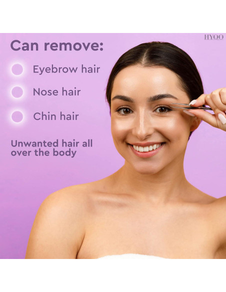 Juego de 12 Pinzas de Acero Inoxidable HYQO para Cejas Juego de 12 Pinzas de Acero Inoxidable HYQO para Cejas