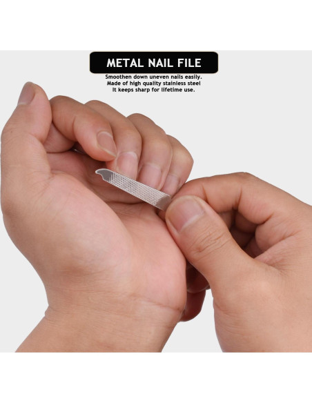 Kit de Manicura Profesional HANTEKAS 5 Piezas Acero Inoxidable Kit de Manicura Profesional HANTEKAS 5 Piezas Acero Inoxidable