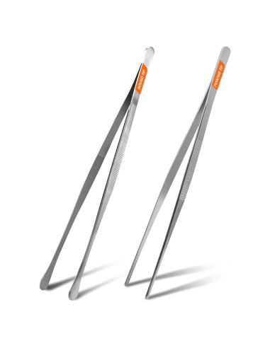 Juego de Pinzas de Cocina Achiwish 30 cm Acero Inoxidable