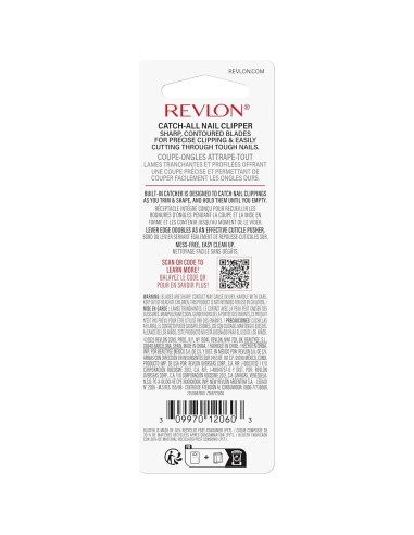 Cortador de Uñas Revlon Todo en Uno con Recogedor Integrado