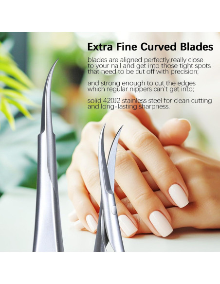Tijeras de Cutícula XGIZMOO Curvadas Ultra Afiladas 9g Tijeras de Cutícula XGIZMOO Curvadas Ultra Afiladas 9g