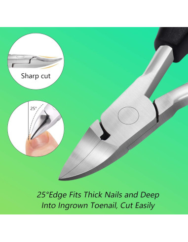 Cortador de Uñas Encarnadas Feiccier Profesional 15.2cm