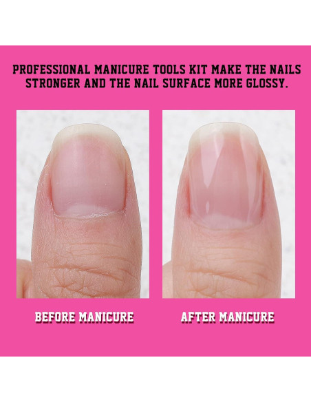 Kit de Manicura Profesional FANDAMEI con 3 Limas y Aceite Kit de Manicura Profesional FANDAMEI con 3 Limas y Aceite