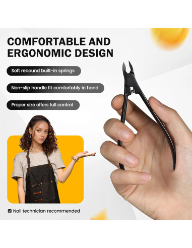 Cortador de Cutículas BEZOX de Acero Inoxidable - Precisión y Ergonomía