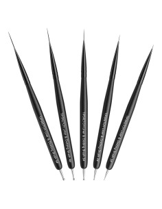 Set de Pinceles para Arte de Uñas Tipsketch 5 Piezas Doble Extremo