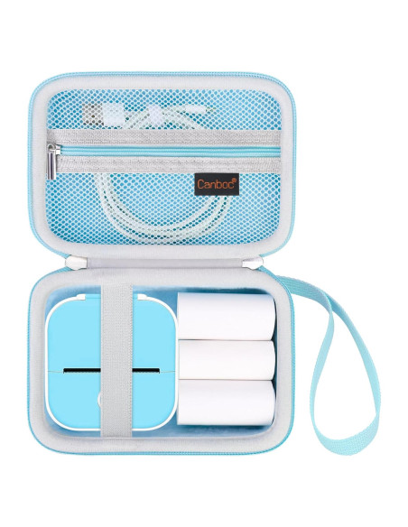 Funda Canboc Azul para Impresora Térmica T02 Mini Funda Canboc Azul para Impresora Térmica T02 Mini