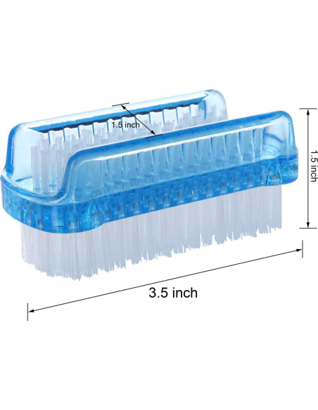 Cepillo de Uñas Doble Cara BTYMS - 6 Pcs, Limpieza Manos y Pies Cepillo de Uñas Doble Cara BTYMS - 6 Pcs, Limpieza Manos y Pies
