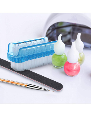 Cepillo de Uñas Doble Cara BTYMS - 6 Pcs, Limpieza Manos y Pies