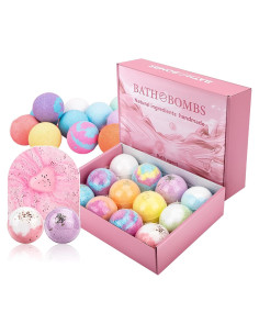 Juego de Bombas de Baño Hechas a Mano LFuTPm, 12 PCS Hidratantes