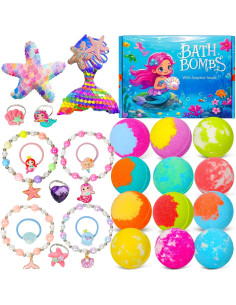 Bombas de Baño para Niñas Lisotera - 12 Piezas con Joyería 2