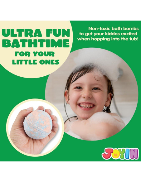 Set de 8 Bombas de Baño JOYIN con Juguete Mochi - 142g Set de 8 Bombas de Baño JOYIN con Juguete Mochi - 142g