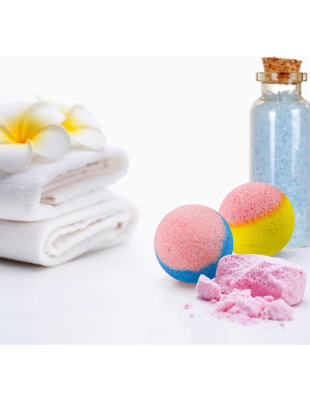 Conjunto de 54 Bombas de Baño INTEYE - Spa Aromático Natural Conjunto de 54 Bombas de Baño INTEYE - Spa Aromático Natural