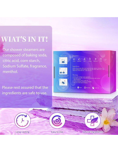 Juego de 18 Pastillas de Vapor para Ducha SeasonBliss - Aromas Naturales Juego de 18 Pastillas de Vapor para Ducha SeasonBliss - Aromas Naturales